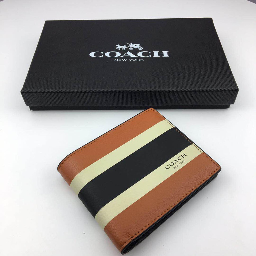Ví ngắn nam Coach lịch lãm tiện dụng