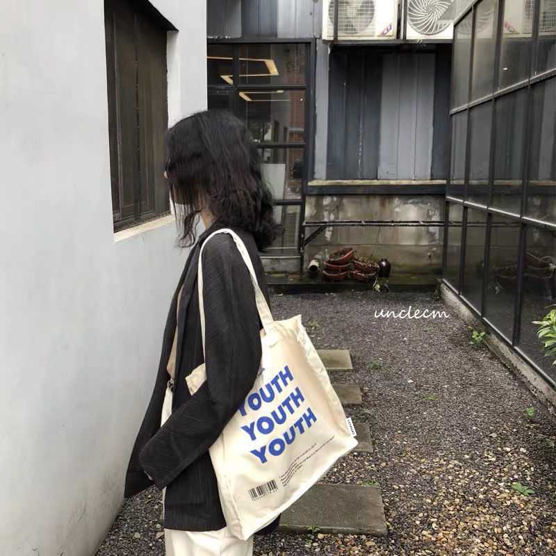 Túi tote bag đẹp vải bố trơn mềm đẹp giá rẻ LUVADO TX777