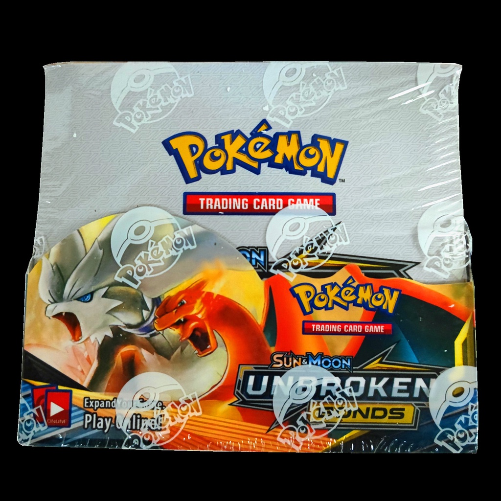 Bộ 36 Thẻ Bài POKEMON Xoay 360 Độ Phiên Bản Tiếng Anh