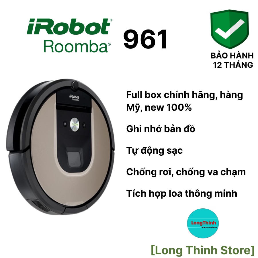Robot hút bụi tự động irobot roomba 961