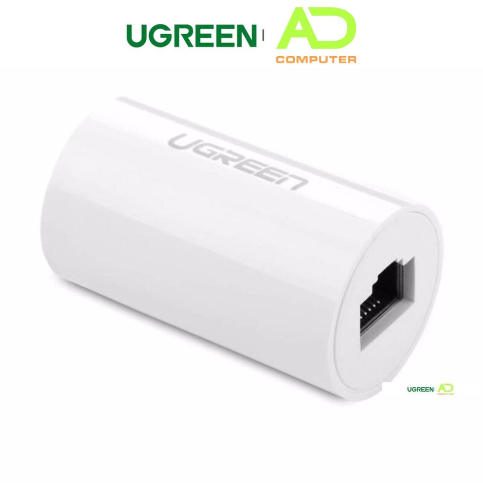 Đầu nối mạng RJ 45 cái sang cái thiết kế đẹp mắt UGREEN 20391 (trắng)