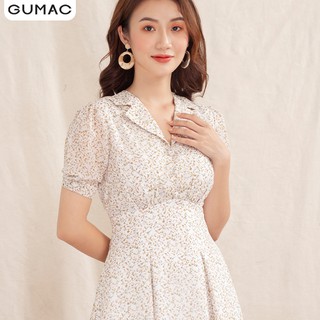 Đầm hoa cổ danton DA1006 GUMAC
