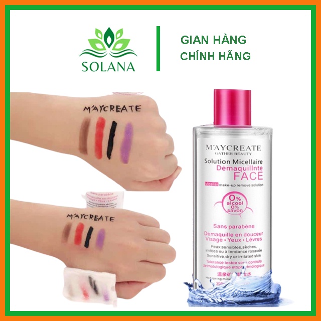 Nước tẩy trang MayCreate 300ml SOLANA