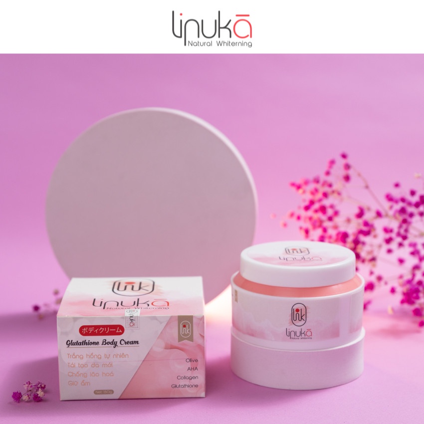Kem dưỡng trắng da body LINUKA giúp dưỡng trắng dưỡng ẩm phù hợp cho mọi loại da inuka.store