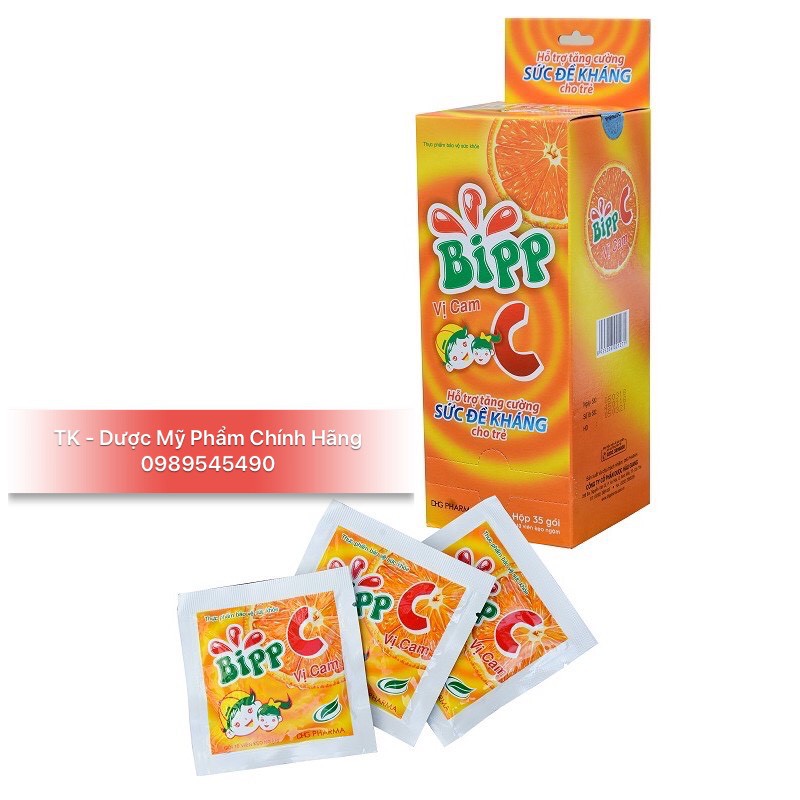 Kẹo Ngậm Bipp C / Pappy C Bổ Sung VitaminC,  Tăng Cường Sức Đề Kháng