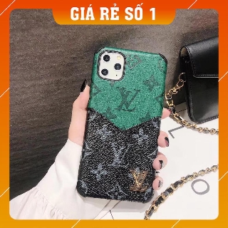 Ốp lưng iphone LV tích hợp túi