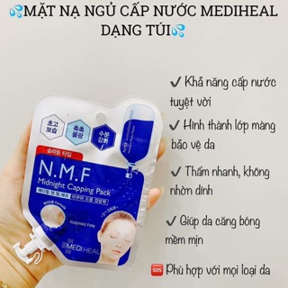 Mặt Nạ Ngủ Dạng Gel Mediheal N.M.F Midnight Capping Pack