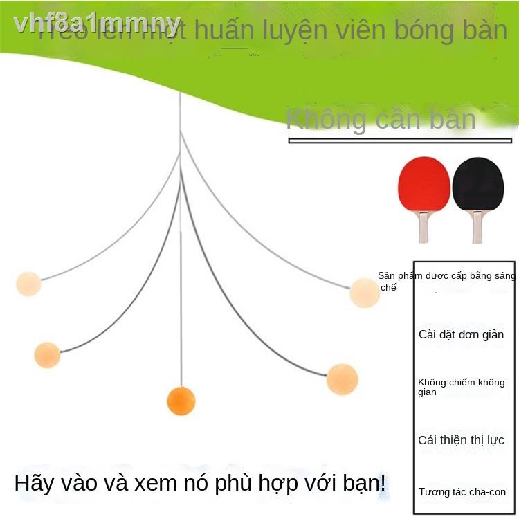 ℡Thiết bị đào tạo bóng bàn nâng đàn hồi tự lưới người nổi tiếng tác trẻ em chơi vợt trong nhà đồ gia dụ