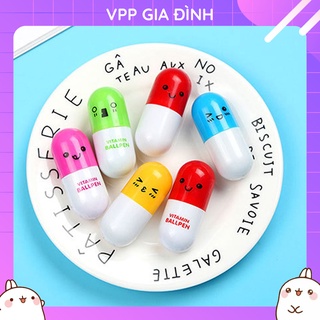 Bút Bi Dễ Thương Cute Hình Viên Thuốc Vitamin