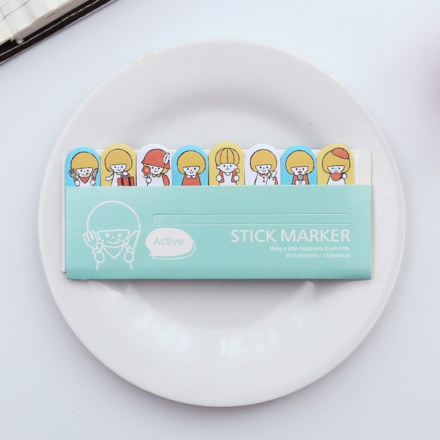 Stick marker đánh dấu trang hình động vật Marucorner