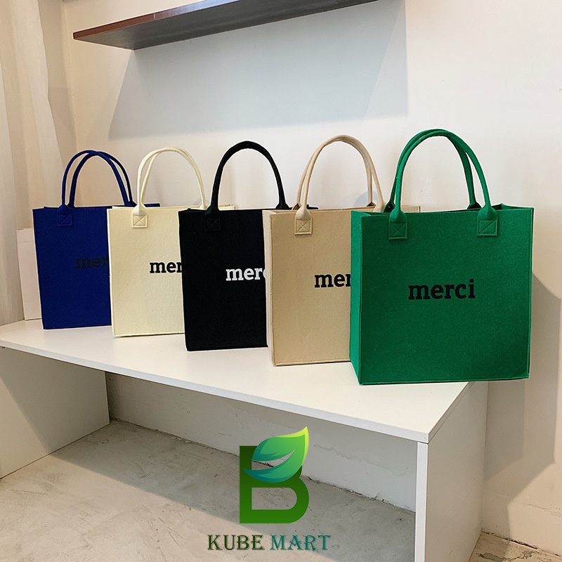 TÚI XÁCH MERCI ĐI HỌC, ĐI LÀM NHIỀU MÀU PHONG CÁCH HÀN QUỐC
