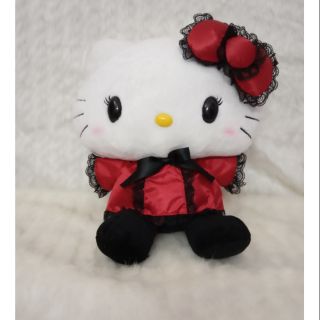Mèo hello kitty nơ đỏ gấu bông chính hãng sanrio