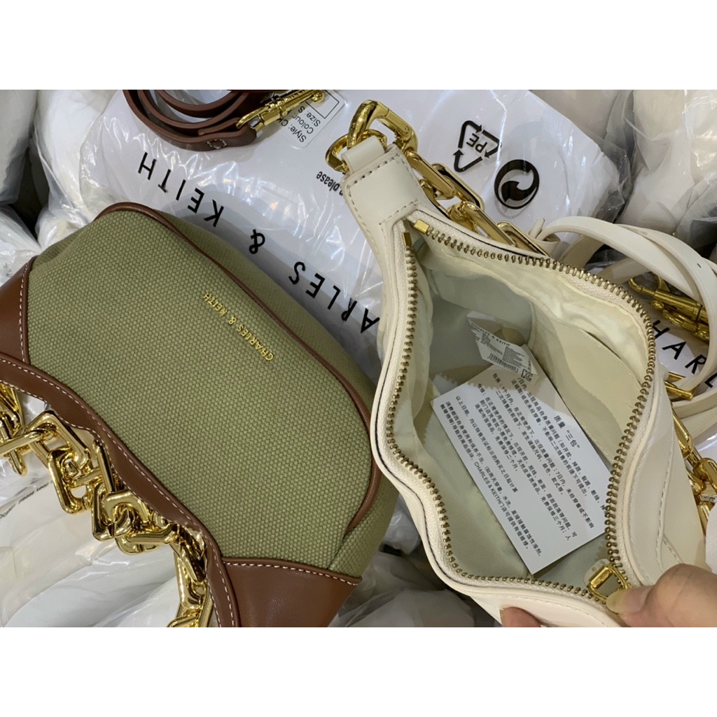 túi khuyết cặp nách + đeo chéo CK2-20270927 màu da