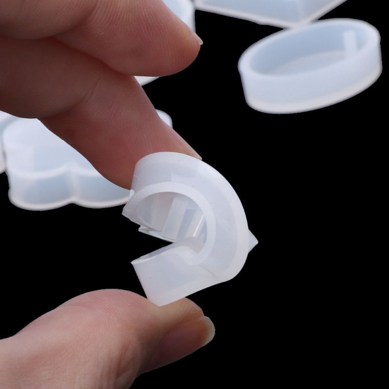 12 khuôn silicon làm mặt trang sức phụ liệu resin