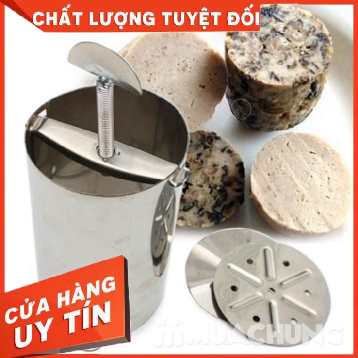 Khuôn Làm Giò, Bộ Khuôn Làm Giò Lụa, Giò Mỡ, Chả Bằng Inox Tại Nhà Siêu Tiện Dụng, Hợp Kim Inox Chống Gỉ - VietShop