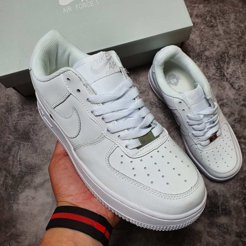 Giày_Nike trắng Air Force 1, Giày Sneaker Thể Thao AF1 trắng Nam Nữ Hàng Đẹp Full Box Bill | BigBuy360 - bigbuy360.vn