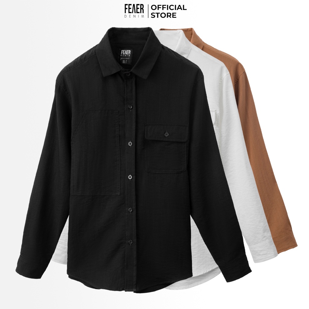 Áo sơ mi nam tay dài FEAER chất Linen thoáng Linen Silky - Hàng nhập khẩu