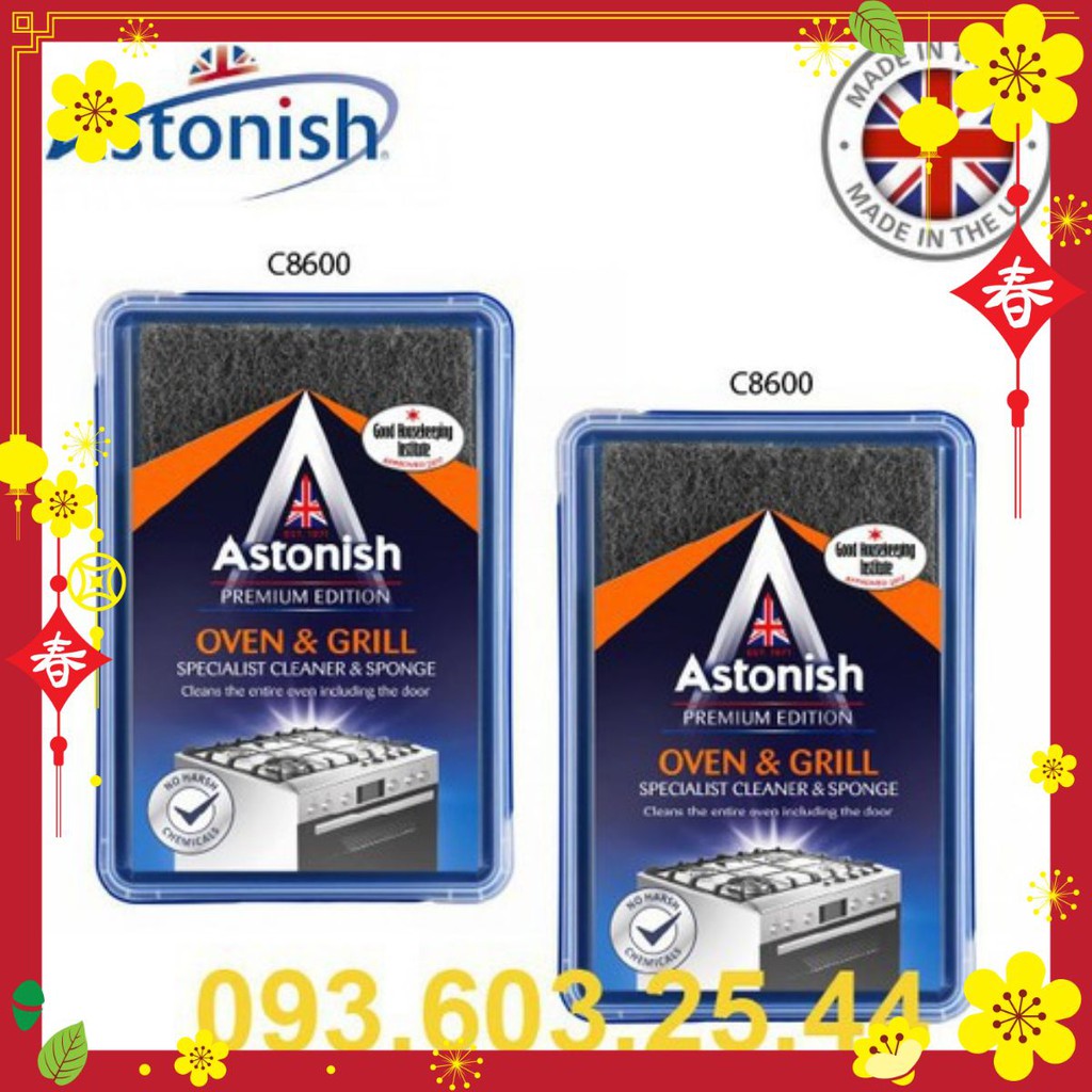 Chất tẩy rửa đa năng nhà cửa 🎁FREESHIP🎁 Astonish C8600, 150g, Thương hiệu Anh Quốc