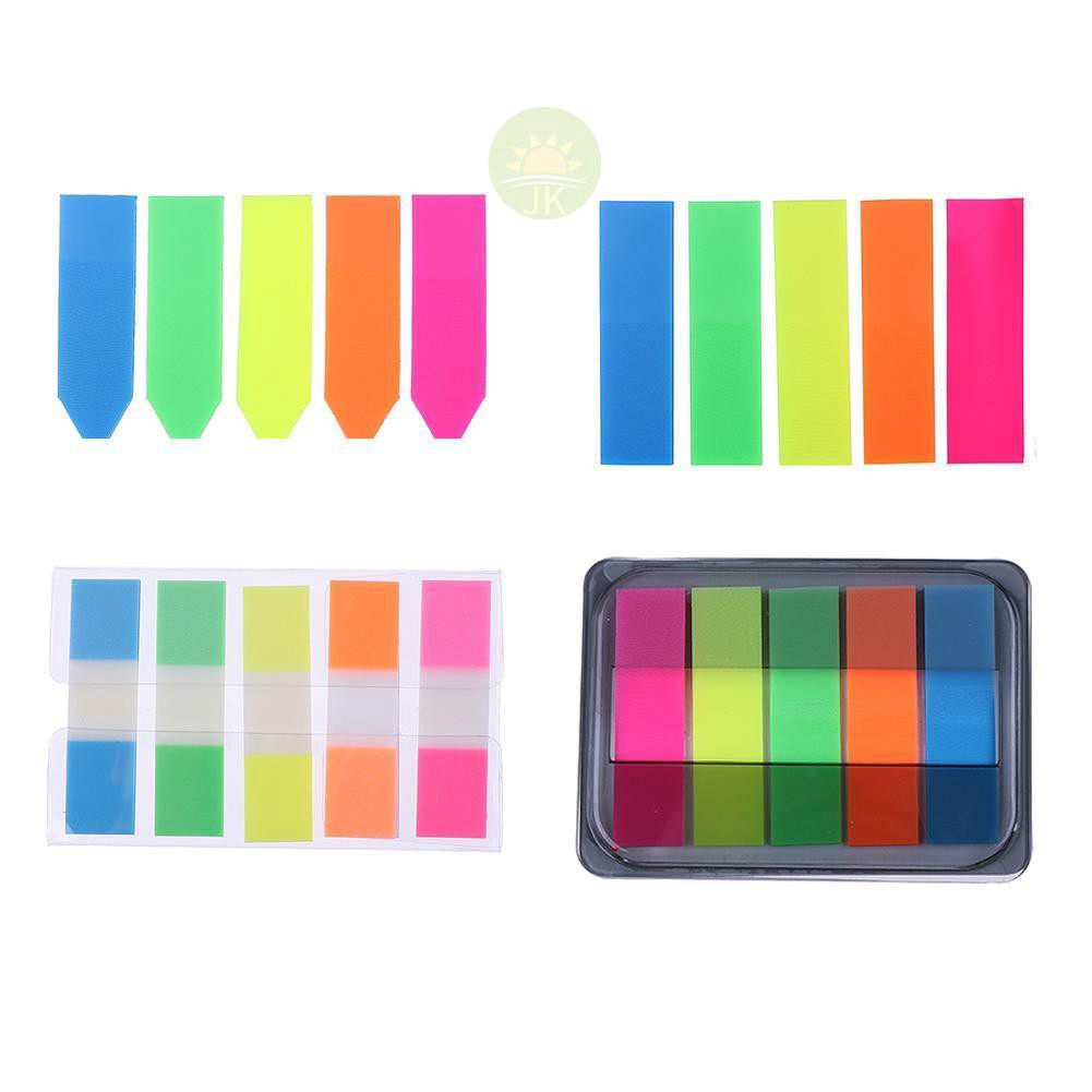 Set 100 giấy dán ghi chú/làm dấu sách tiện dụng cho văn phòng