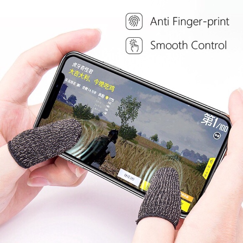 Bộ 2 bao tay chơi game chuyên dụng, bao tay chơi game mobile chống ra mồ hôi tay | BigBuy360 - bigbuy360.vn