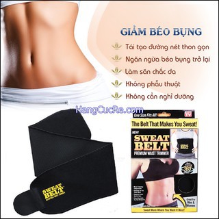 Đai quấn giảm mỡ bụng Sweat Belt