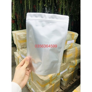 1KG Túi zip 2 mặt bạc đáy đứng hàng chuẩn loại 1 SG