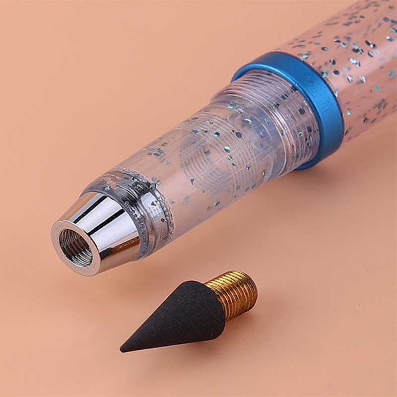 Bút Chì Màu Đen Acrylic Chống Mài Mòn/ Không Gây Dị Ứng Thần Kỳ Kèm Đầu Bút Thay Thế Được