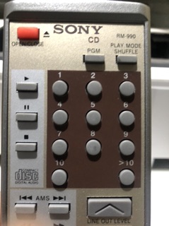 Điều khiển CD SONY 990
