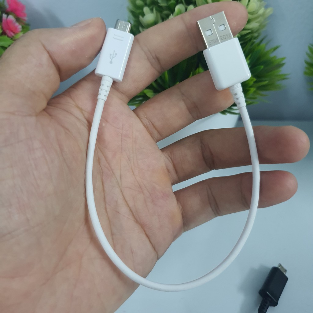 Cáp Sạc Nhanh USB - Micro 20cm Chính Hãng Samsung,Thích Hợp Sạc Dự Phòng, Cắm Đèn, Các Dòng Điện Thoại Chân Micro