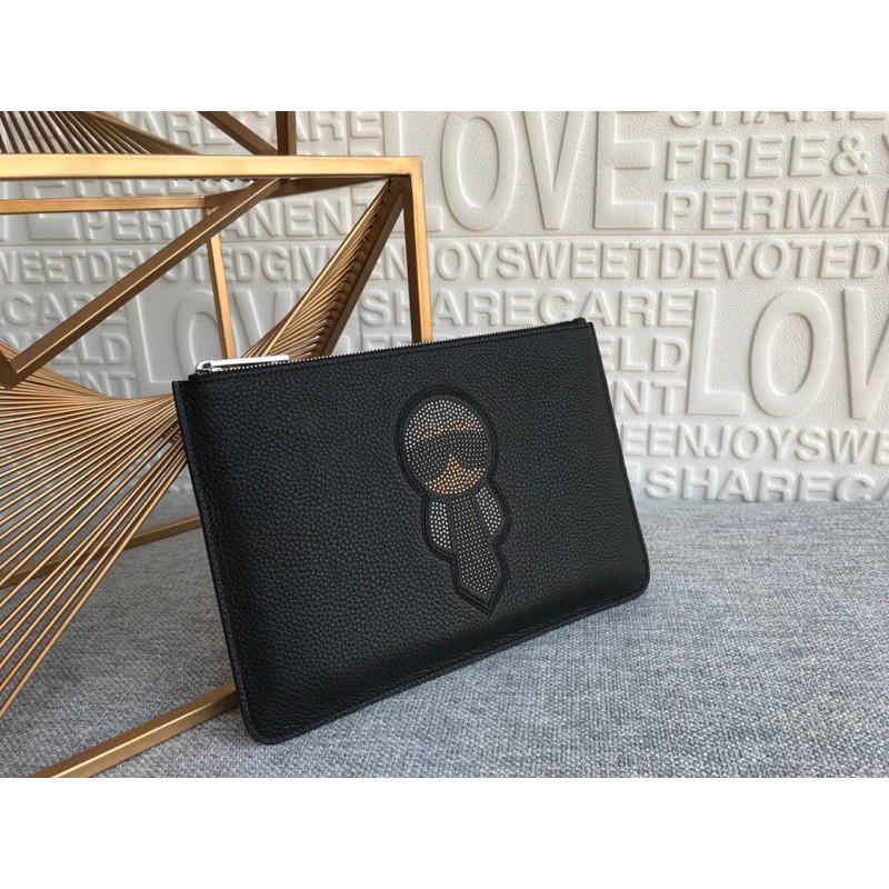 Túi ví, Clutch da thật cao cấp của Fendi FD mẫu mới nhất thiết kế siêu thời trang