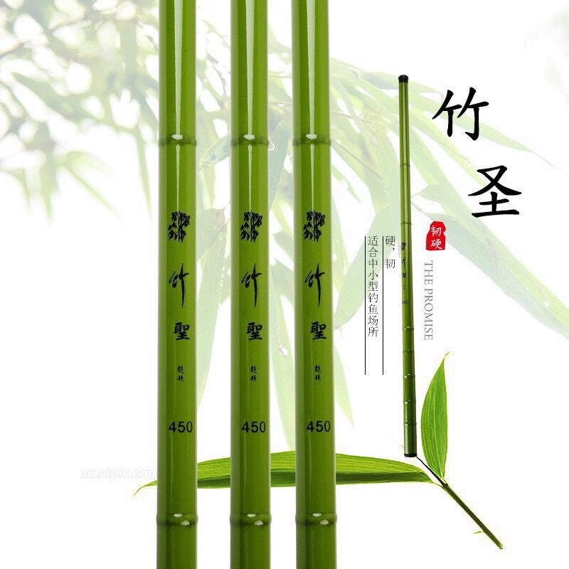 Cần câu tay trúc xanh 3h chất liệu chuẩn carbon