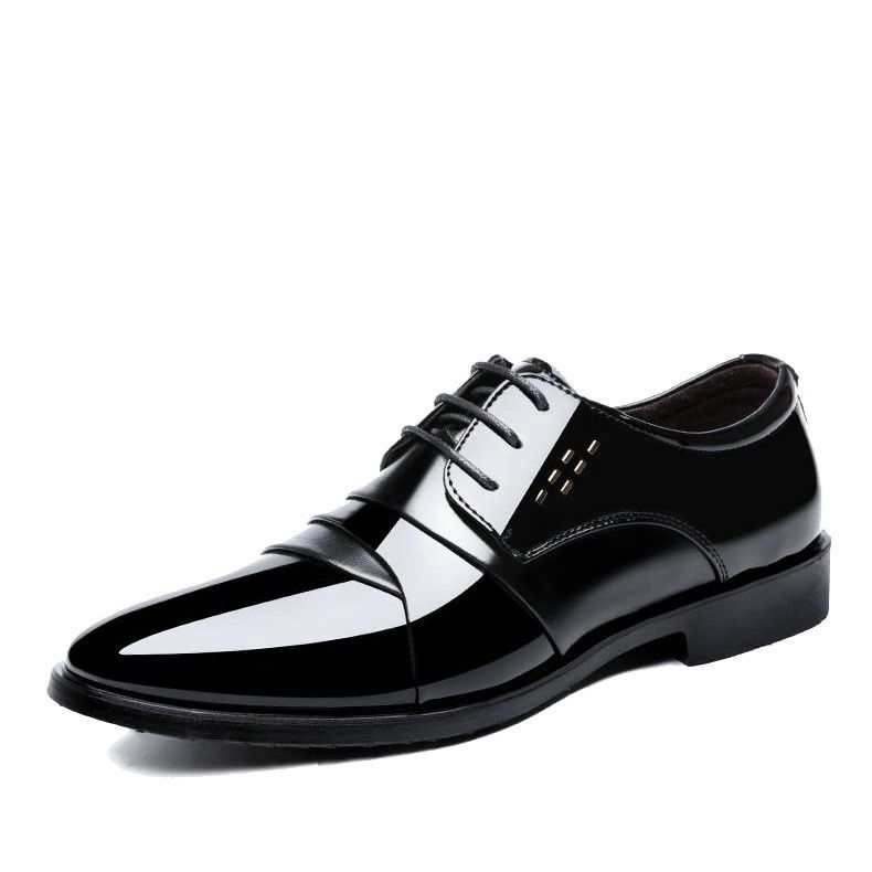 (F114)Giày Da nam bóng giày tây công sở thiết kế dây buộc trang trí cực đẹp nổi bật lịch lãm thời trang