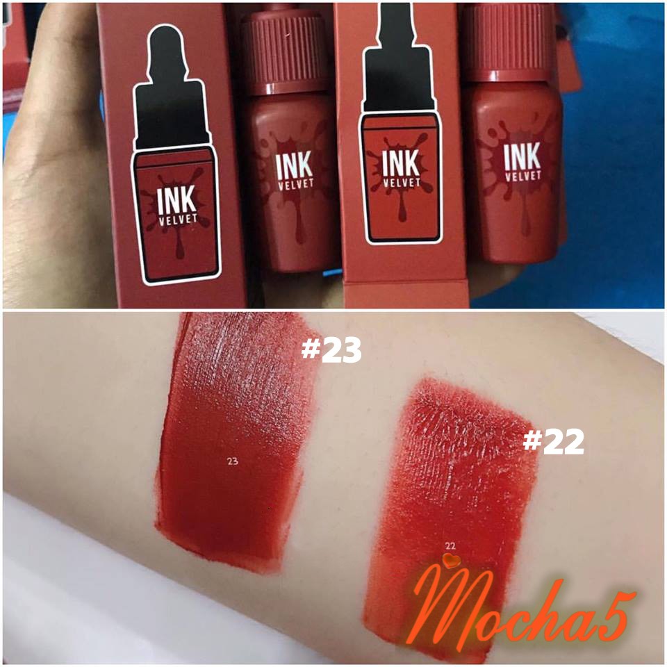 Son Kem Siêu Lì Lâu Trôi Peripera Ink Velvet 22 Cam Cháy Và 23 Đỏ Nâu [Màu Mới] | BigBuy360 - bigbuy360.vn