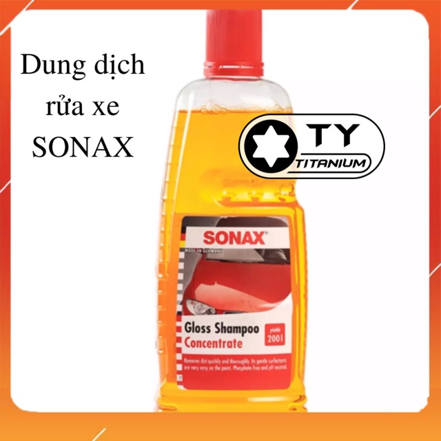 Nước rửa xe Sonax đậm đặc 1000ml - Sonax Gloss Shampoo