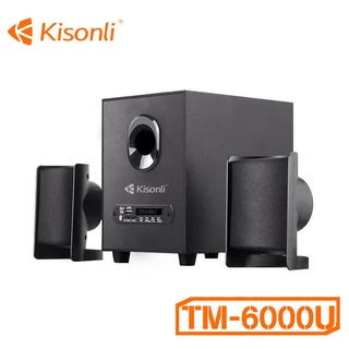 Loa vi tính 2.1 kisonli tm-6000u bluetooth, cổng usb thẻ nhớ kèm remote