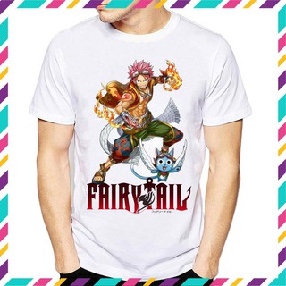 (SALE) Áo thun Nam Nữ in hình Fairy Tail Natsu - Form rộng F2028