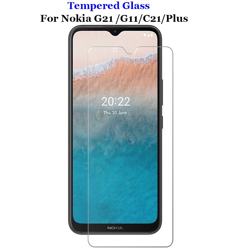 Kính cường lực trong suốt 9H 2.5D cao cấp cho Nokia G21 G11 C21 Plus