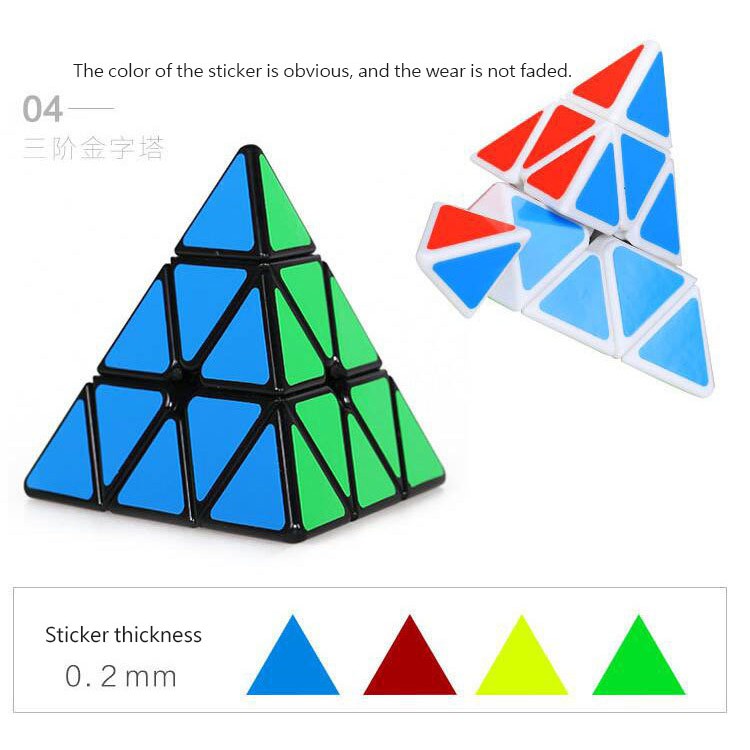 Shengshou legendary pyramid third-order cube octahedral cube puzzle toys Khối Rubik