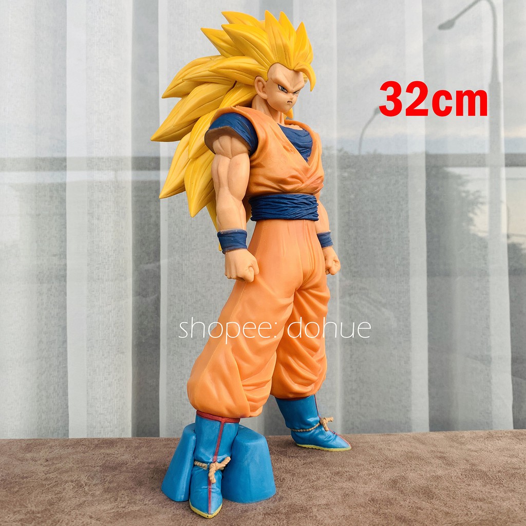 Mô Hình Dragon Ball Songoku Super Saiyan SSJ3 Cao 32cm Cực Ngầu