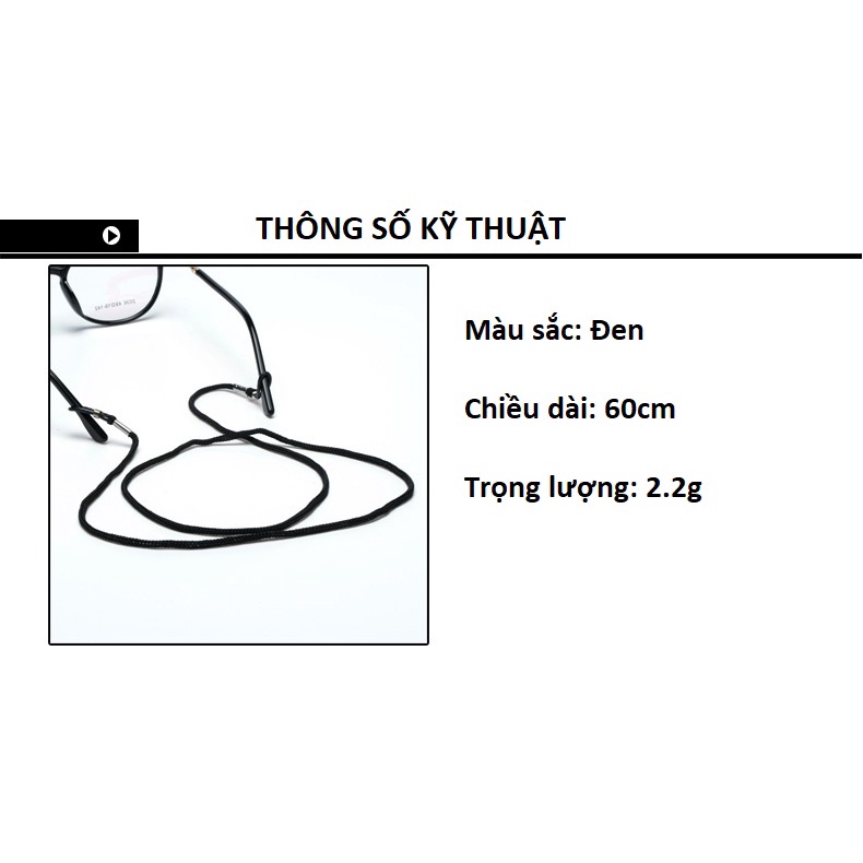 Dây đeo kính chống rơi, tụt kính khi học tập, hoạt động thể thao (1 dây đeo)