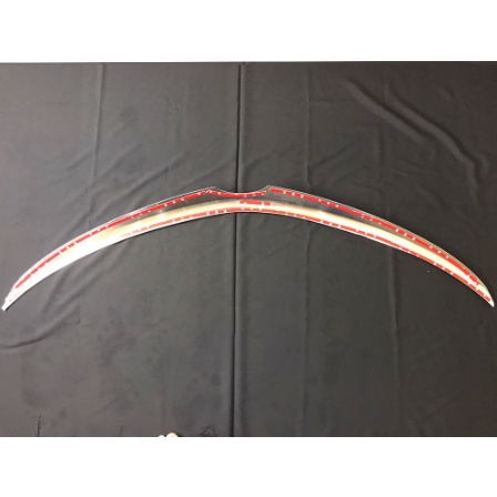 Thanh Ốp mặt calang trước, nắp capo xe Toyota vios 2014- 2017 mạ crom sáng bóng