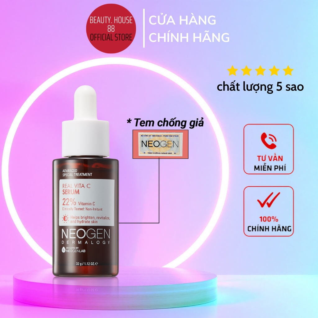 NEOGEN REAL VITA 22% SERUM GIÚP MỜ THÂM NÁM