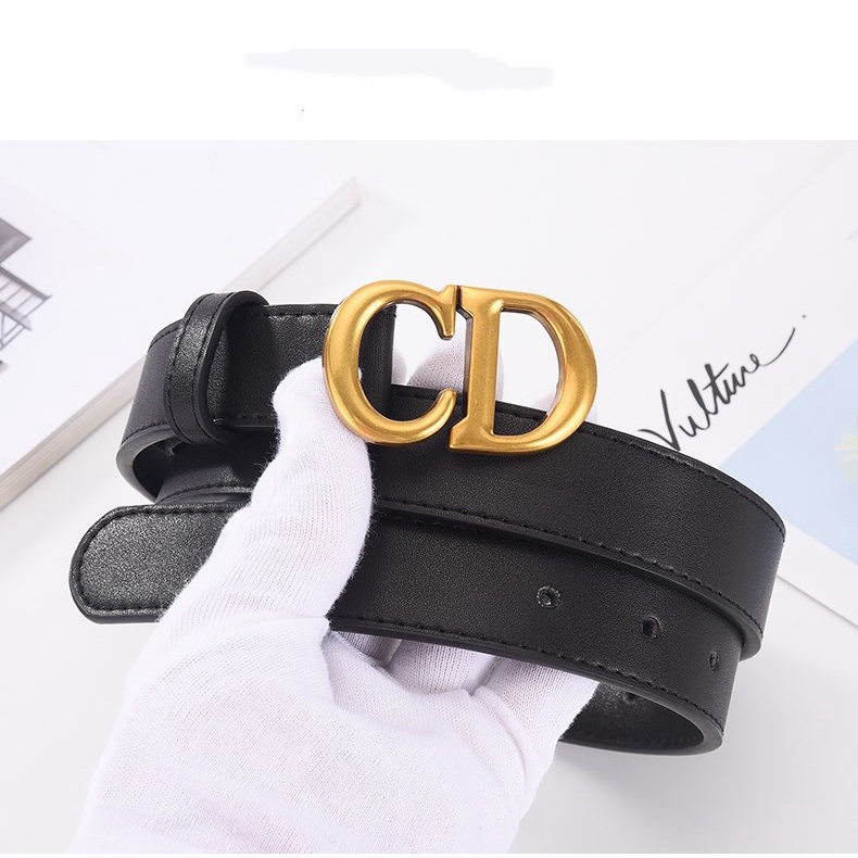 Thắt lưng da màu sáng đơn giản thời trang Hàn Quốc cho nữ