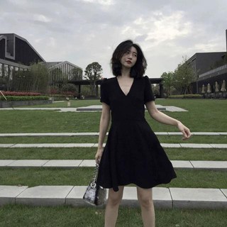 Bigsize Đầm cổ V