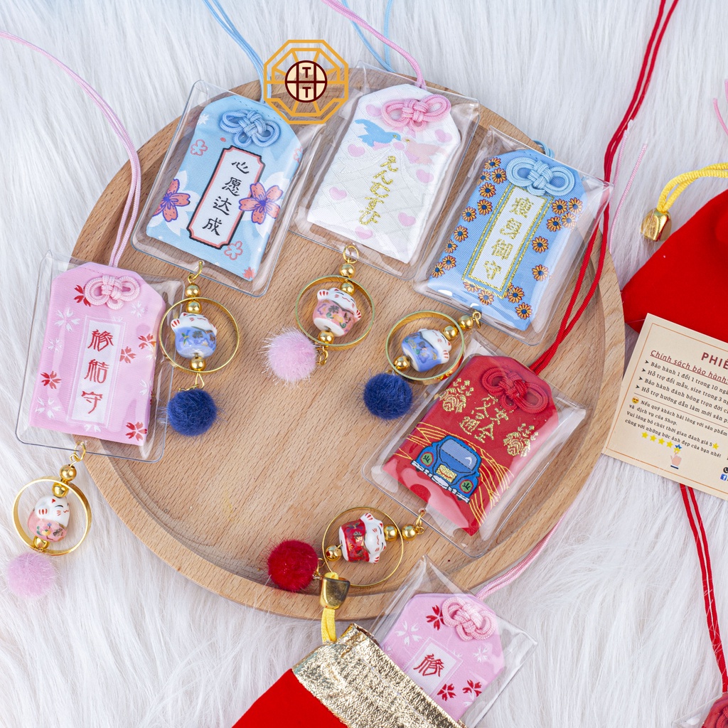 Túi Phước May Mắn Omamori Nhật Bản  Tài Lộc, May Mắn, Tình Duyên, Học Tập, Kinh Doanh - Phong Thủy Tây Tạn