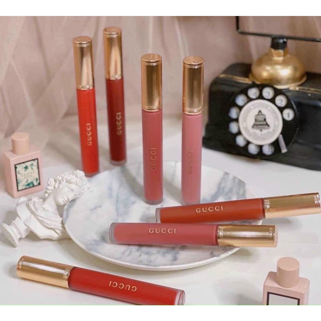 Son kem GUCCI rouge liquid mat màu 25, 208, 505, 311 chính hãng- LAMII BEAUTY
