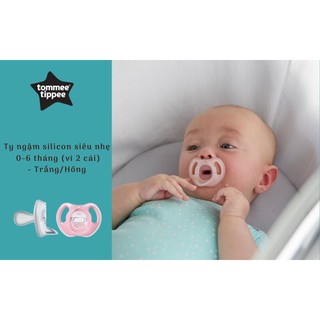 Ty ngậm Tommee Tippee 0-6 tháng vỉ 2 cái