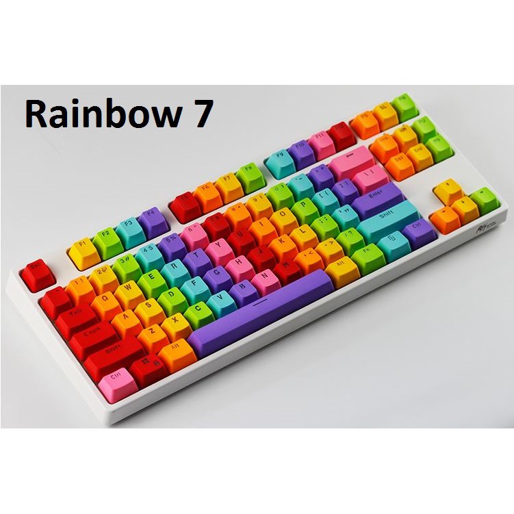 Set Keycap nút bàn phím cơ nhiều màu- nhựa PBT- xuyên led phù hợp các loại bàn phím xuyên led thông dụng