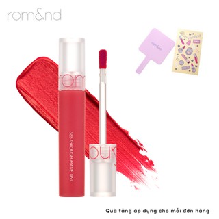 [HOT] Son Kem Lì Siêu Mịn Romand See Through Matte Tint 3.8g
