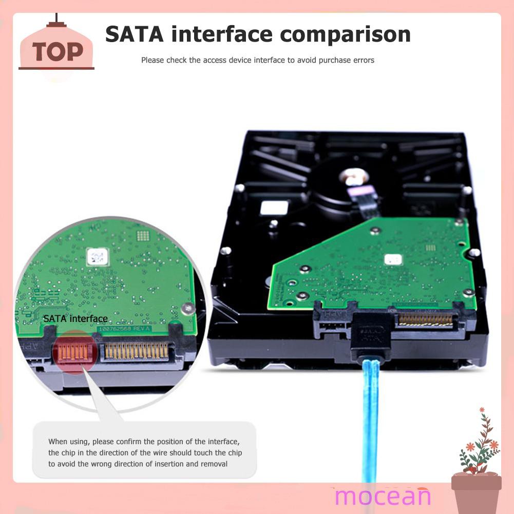 Mocean Sata Iii 6gbps Sas Cable For Server Sata 7 Pin To Sata 7 Pin Data Cable